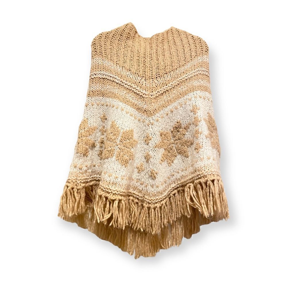 BCBGMAXAZRIA Knitted Poncho |Size:S/M| 